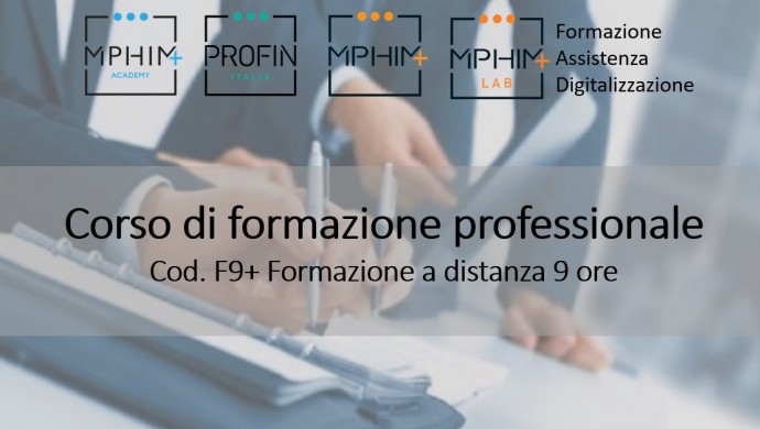 F9+ Corso di formazione professionale